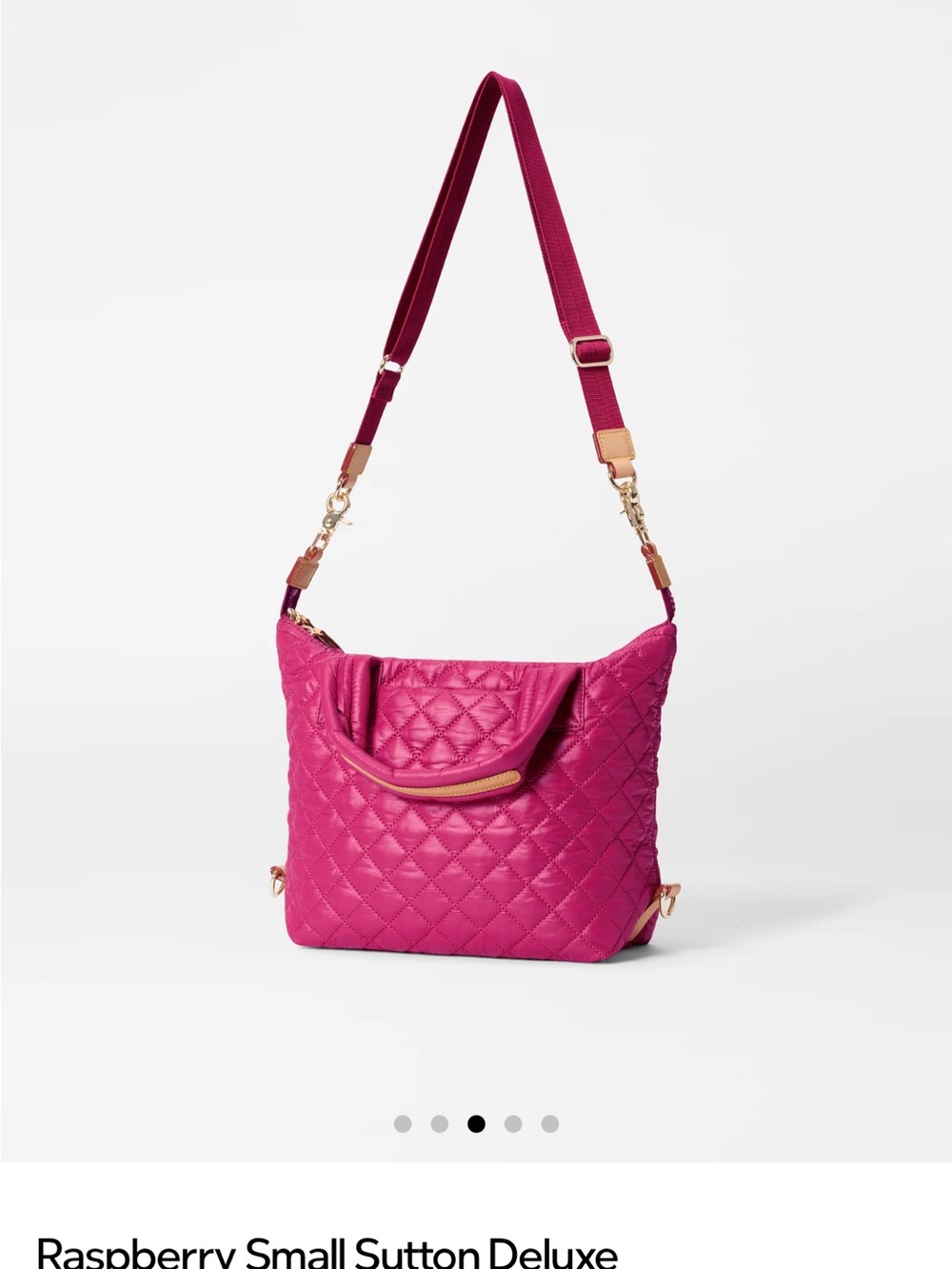 MZ Wallace Sutton Deluxe in Rasberry. - Picture 6 of 8